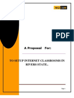 A Proposal To Setup Internet Classrooms 1