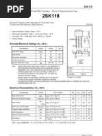 K118 FET Datasheet