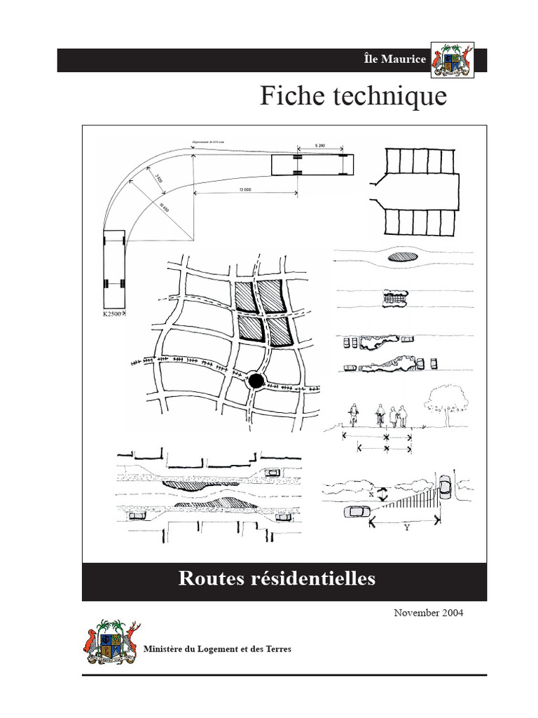 Directives de conception des routes résidentielles | PDF | Autoroute ...