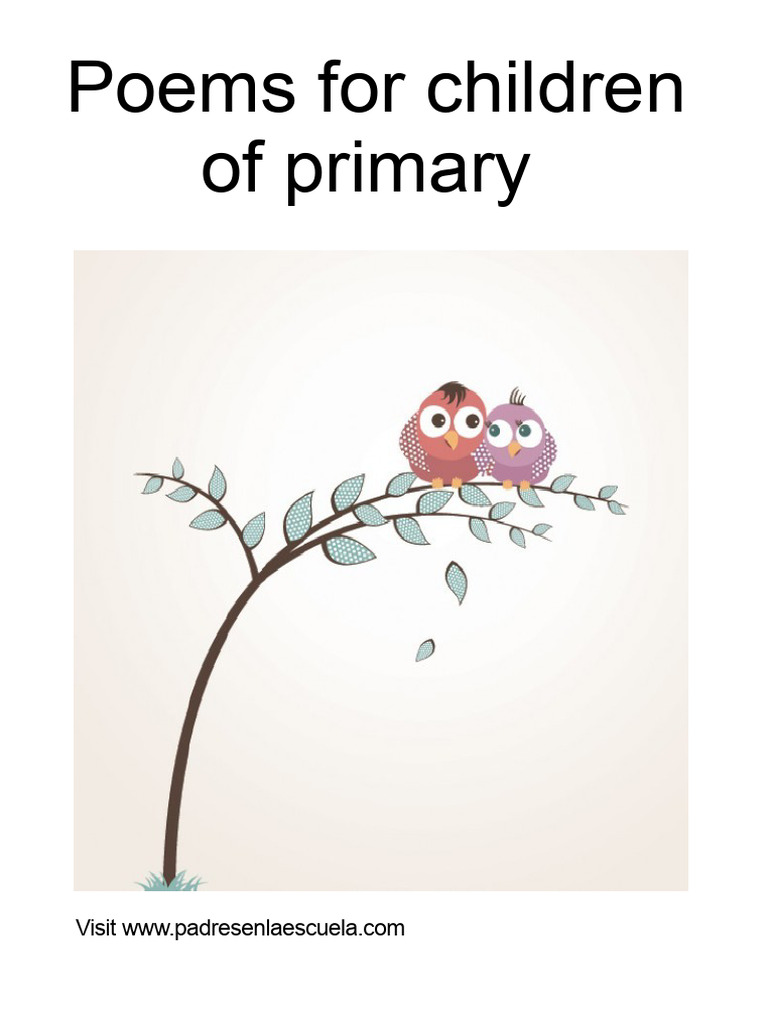 Poems For Primary School Children - 131114160439 - Phpapp02 | PDF