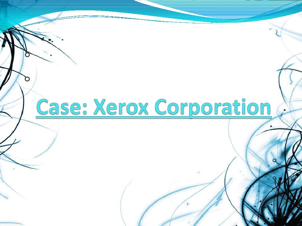 Xerox Pdf Strategic Management Sales