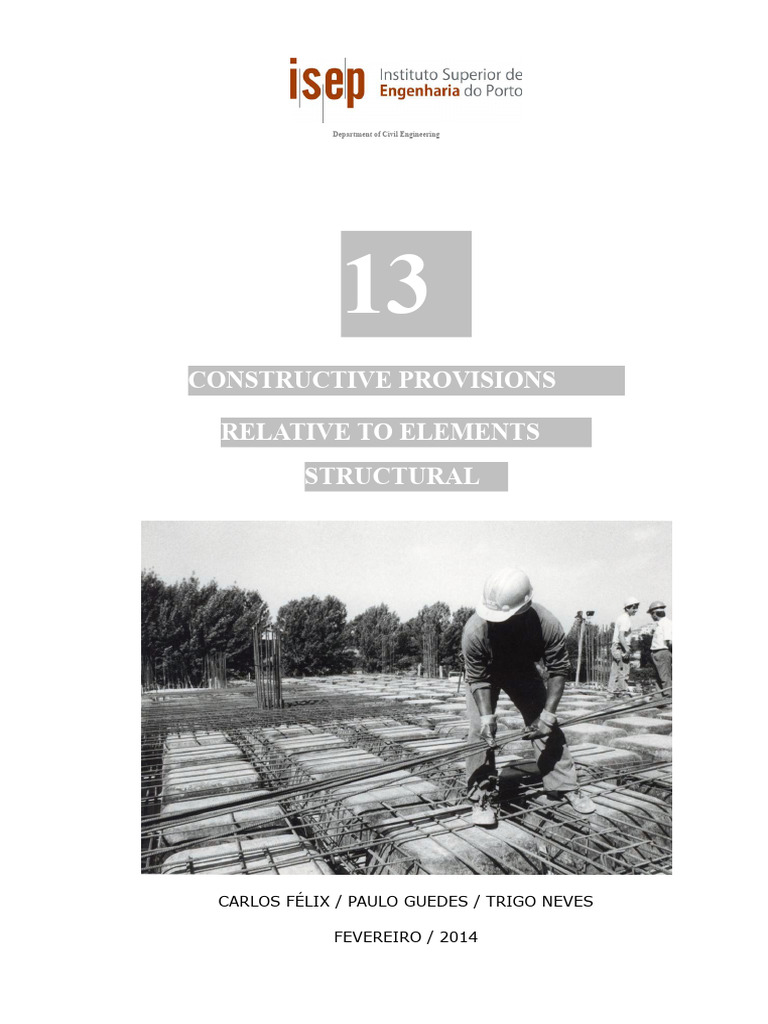 Structural Elements Construction Guidelines | PDF | Beam (Structure ...