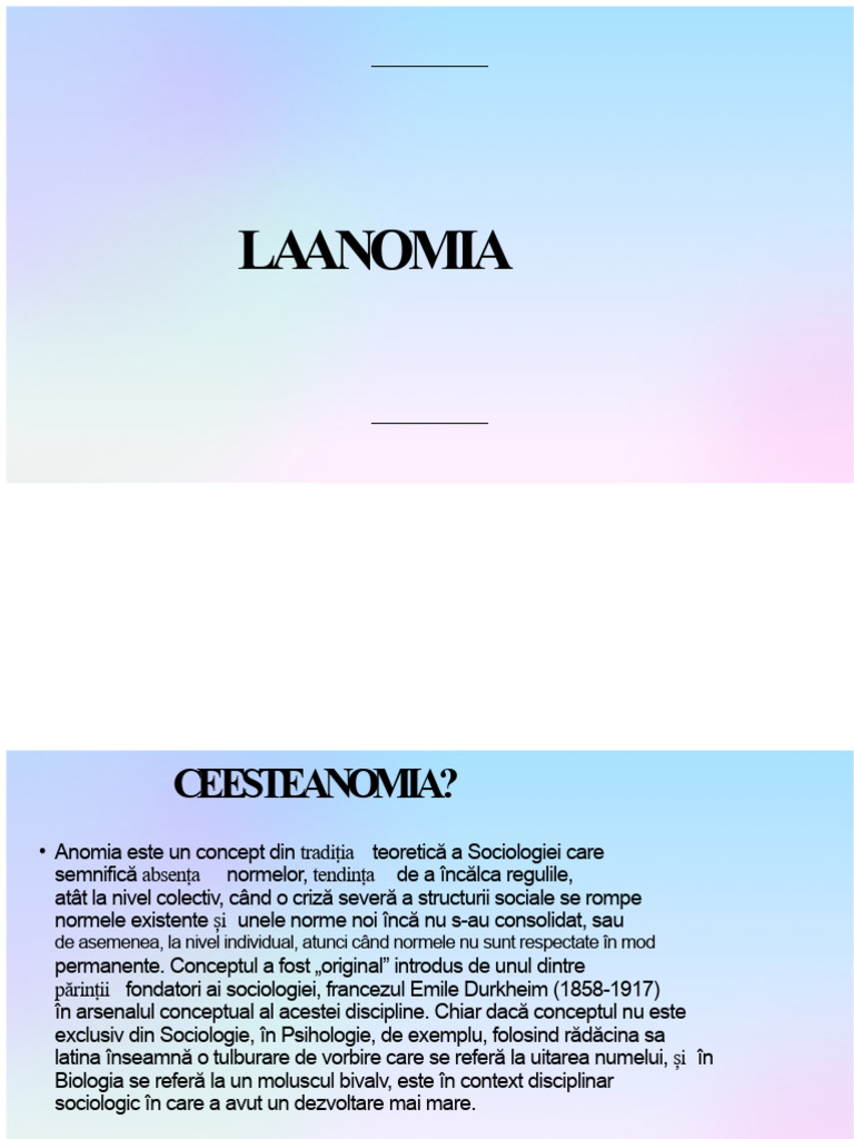 Anomia | PDF