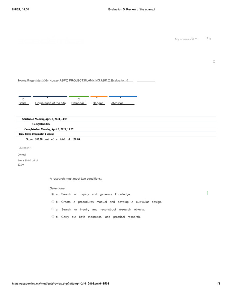 Assessment 5_ Problem-Based Learning Course Academic | PDF | Evaluation ...