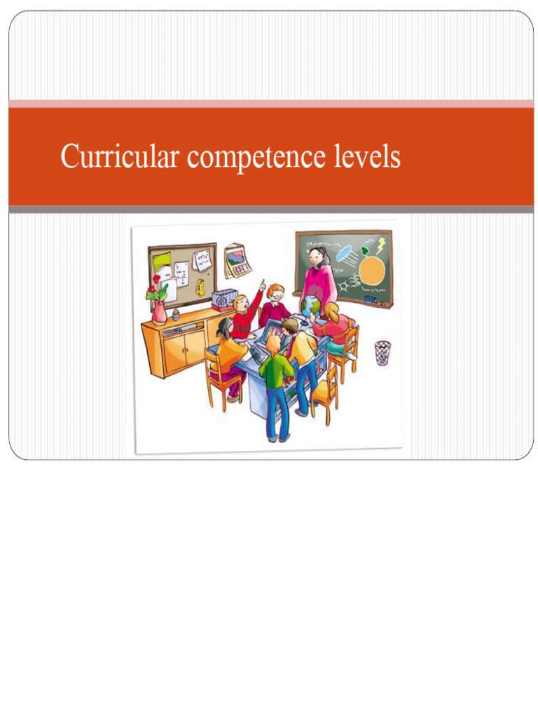 Curricular Competence Levels (2) | PDF | Curriculum | Learning