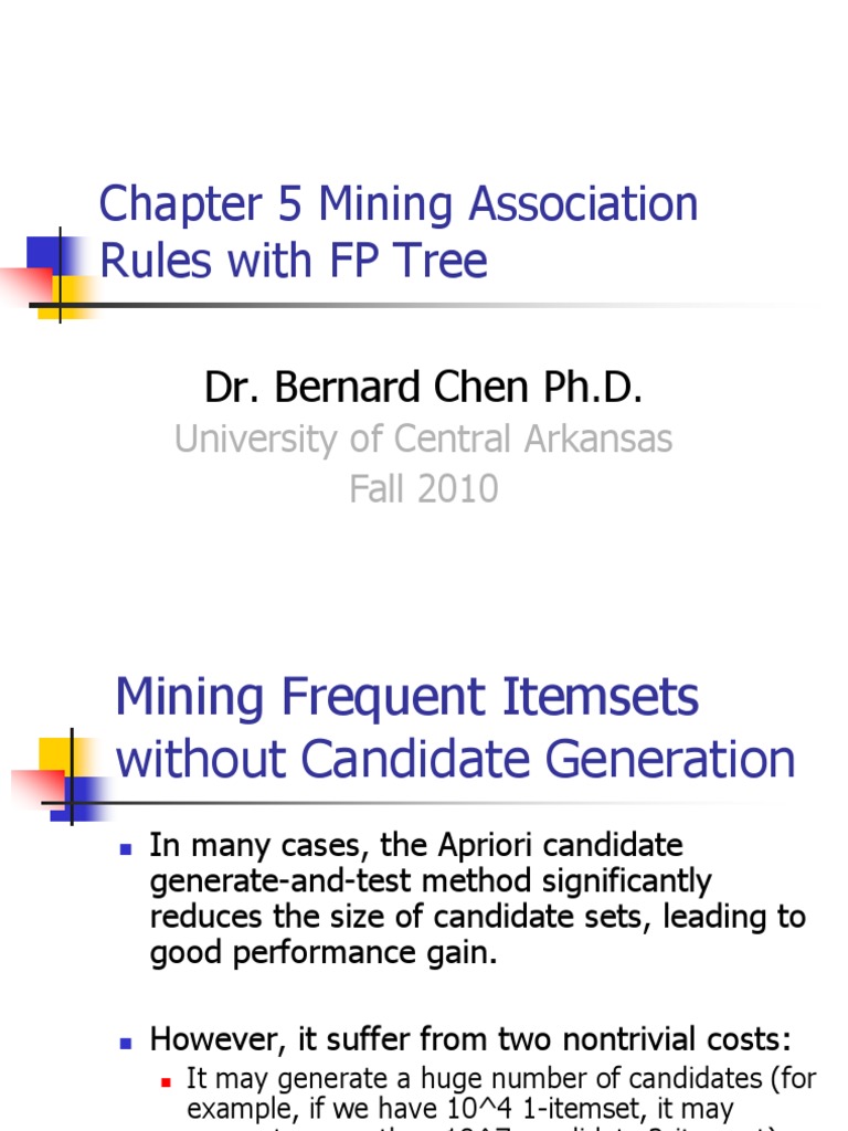 FP-Growth for Mining Association Rules | PDF | Correlation And ...