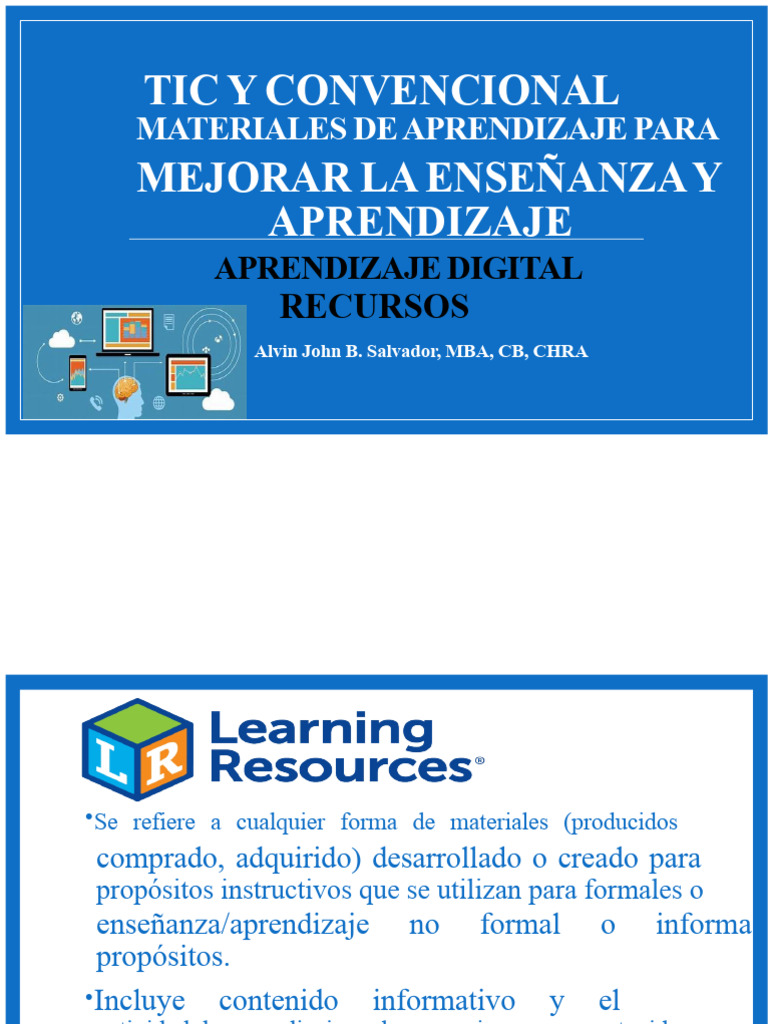 Recurso de Aprendizaje Digital | PDF | Aprendizaje | Software