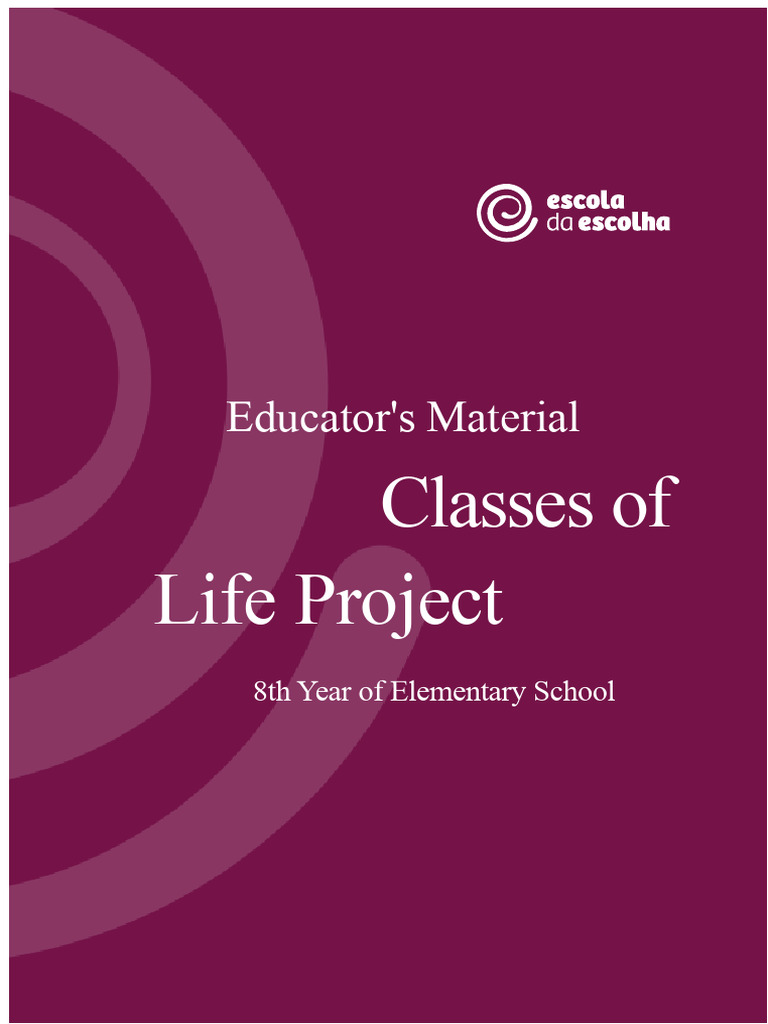 8th Grade Life Project Curriculum Guide | PDF | Curriculum | Teachers