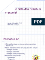 HM - 1 - Penyajian Data& Distribusi Frekuensi