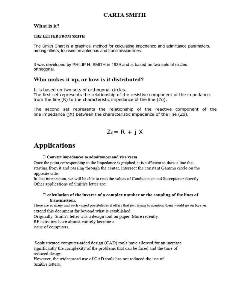Understanding the Smith Chart Basics | PDF | Electrical Impedance ...