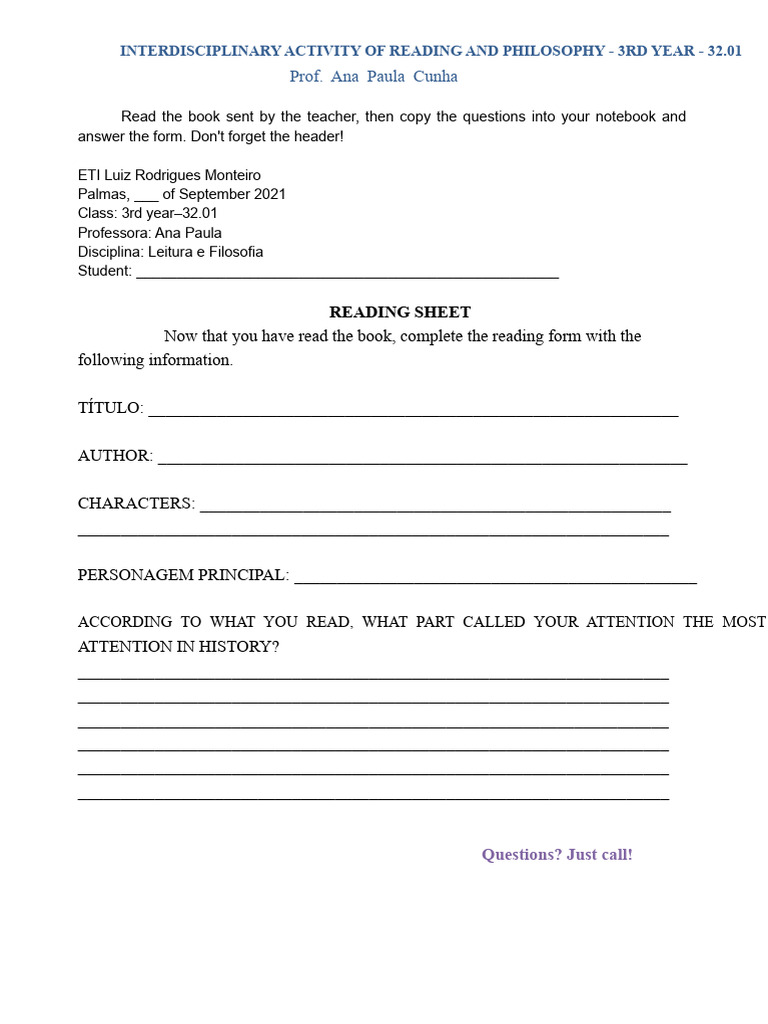 Reading and Philosophy Activity Guide | PDF