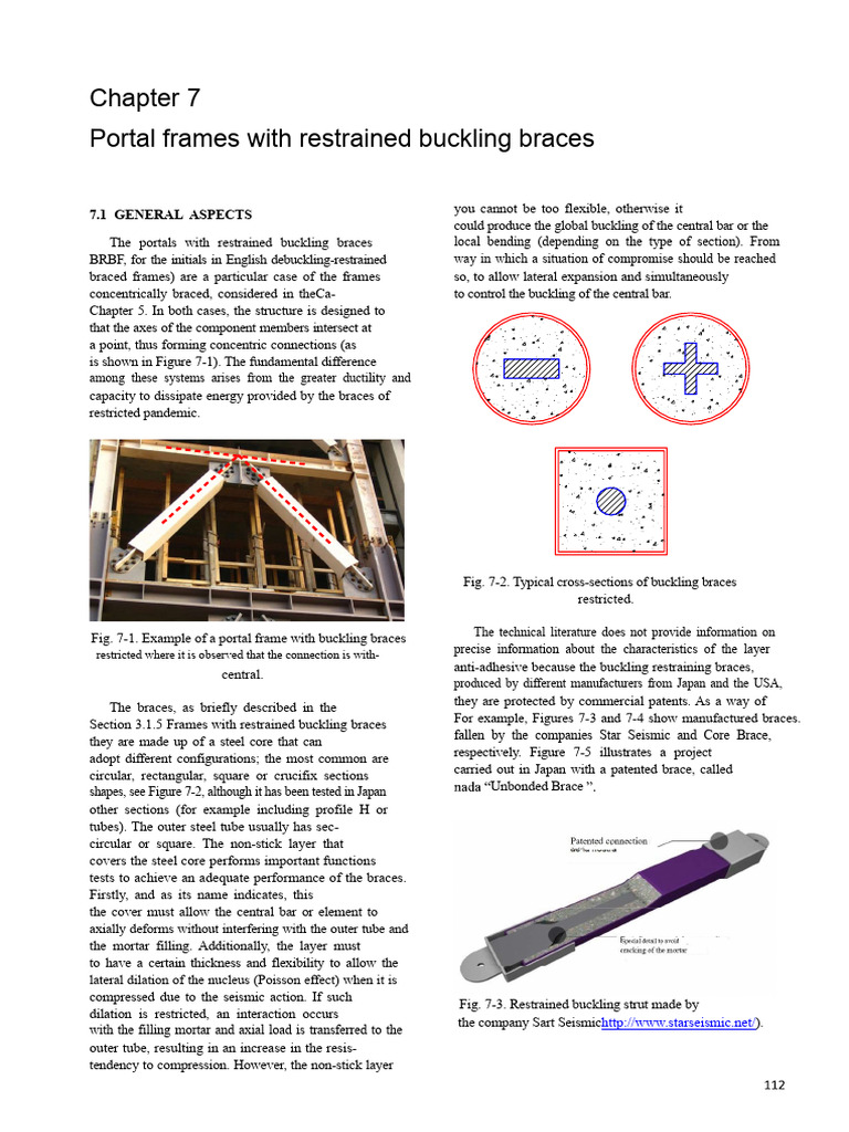 Design of Porticos With Restrained Buckling Braces - Alacero - AISC 341 ...