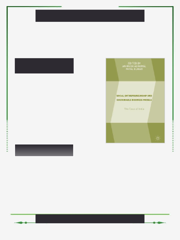 Social Entrepreneurship and Sustainable Business Models: The Case of ...