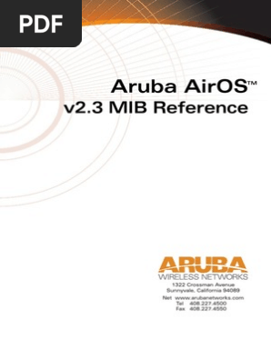 Aruba MIB Reference