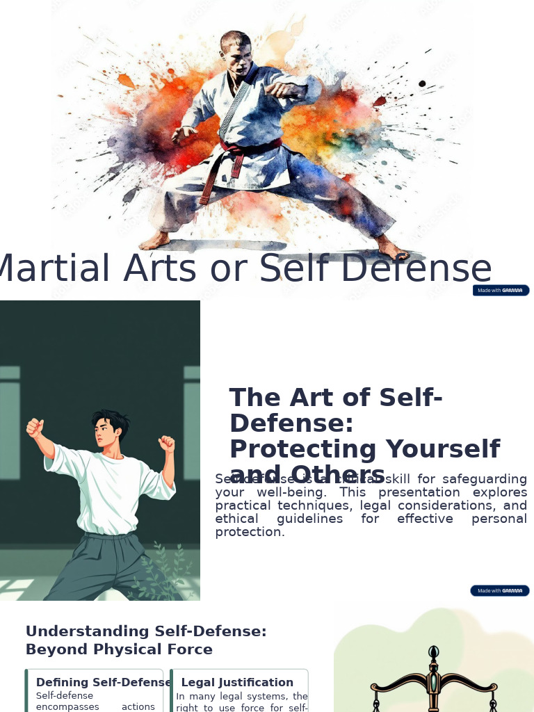 Essential Self-Defense Techniques Guide | PDF | Self Defense | Combat ...