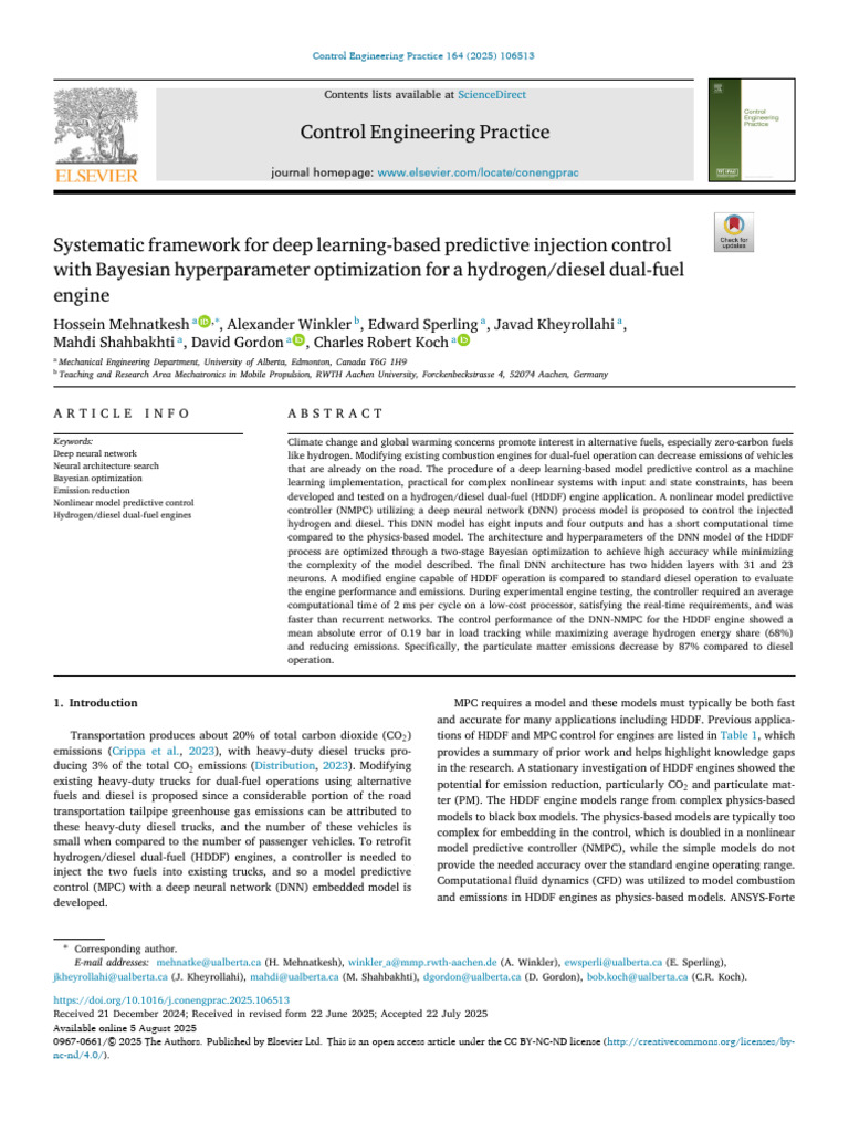 Control Engineering Practice | PDF | Deep Learning | Mathematical ...