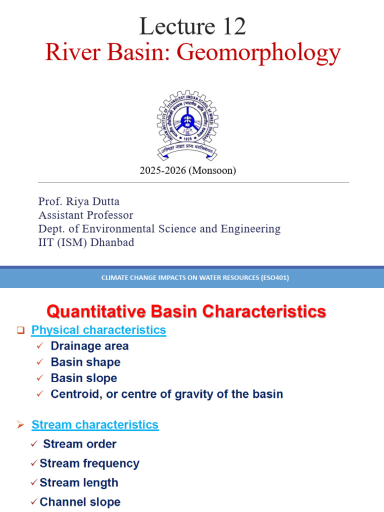 Climate Change Effects on River Basins | PDF