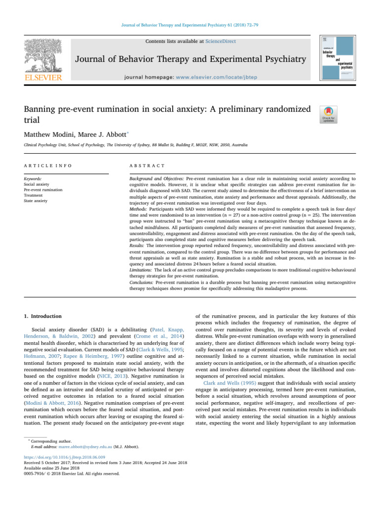 Anticipatory Anxiety | PDF | Anxiety | Social Anxiety Disorder
