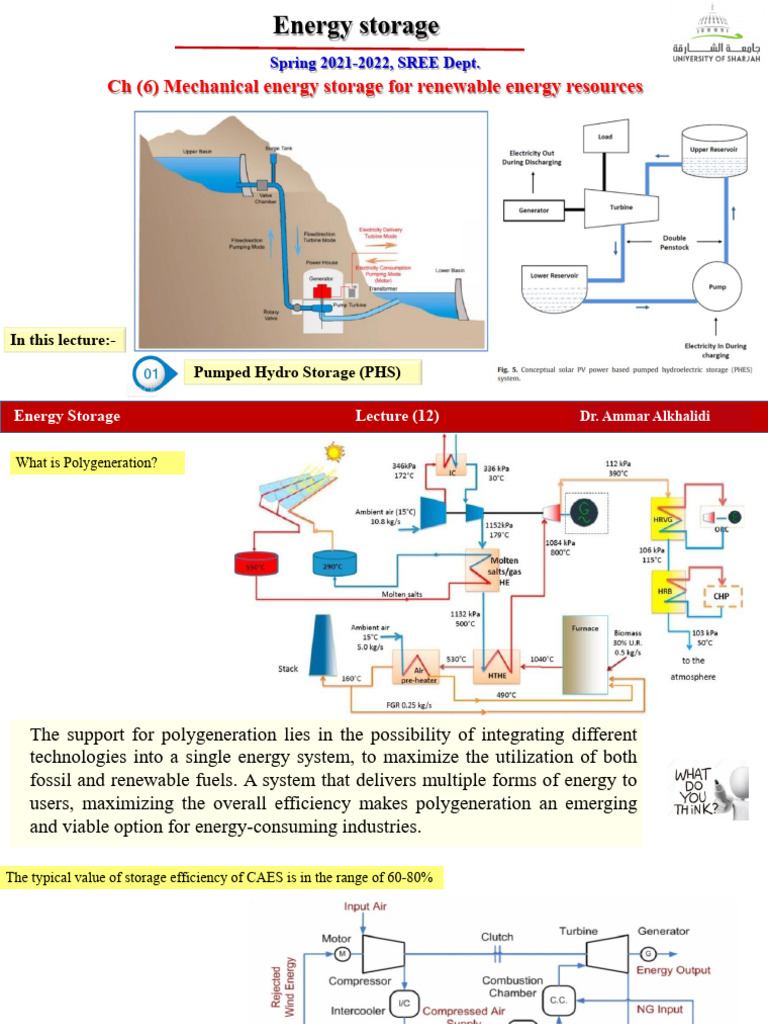 Energy Storage: Pumped Hydro Systems | PDF | Hydroelectricity | Energy ...