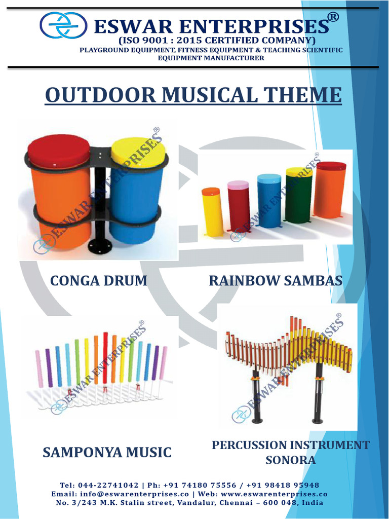 Outdoor Musical Equipment Catalogue | PDF