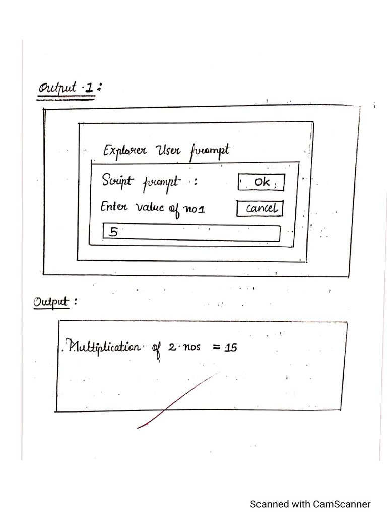 XI Practical Javascript SOP-01 | PDF