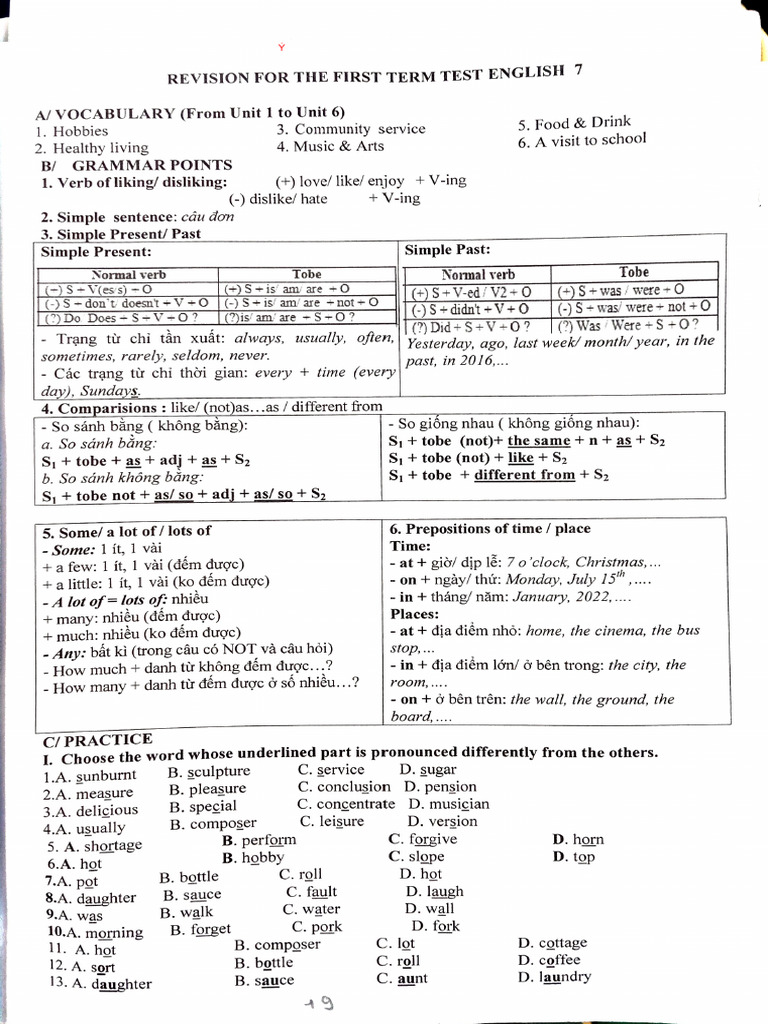 Review 7 HTK | PDF