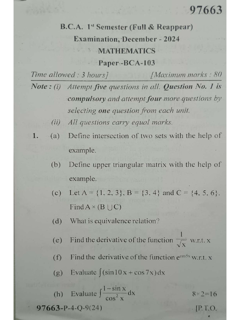 Maths 24 (Dec) | PDF