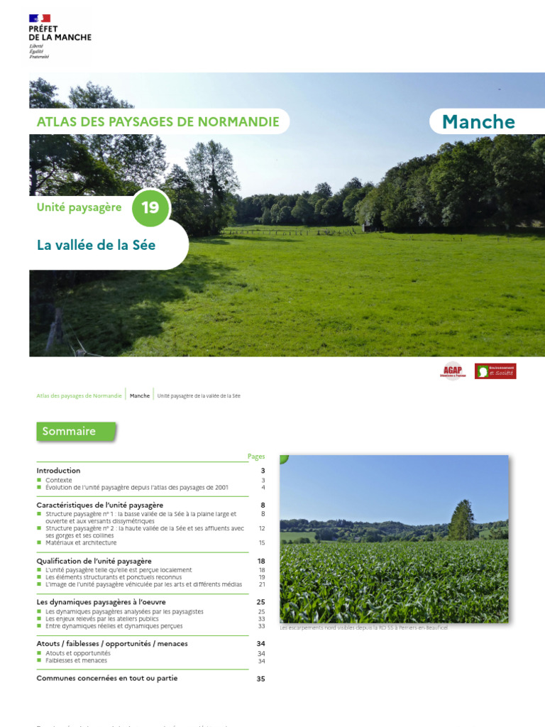 Paysages de la vallée de la Sée en Normandie | PDF | Paysage | Normandie