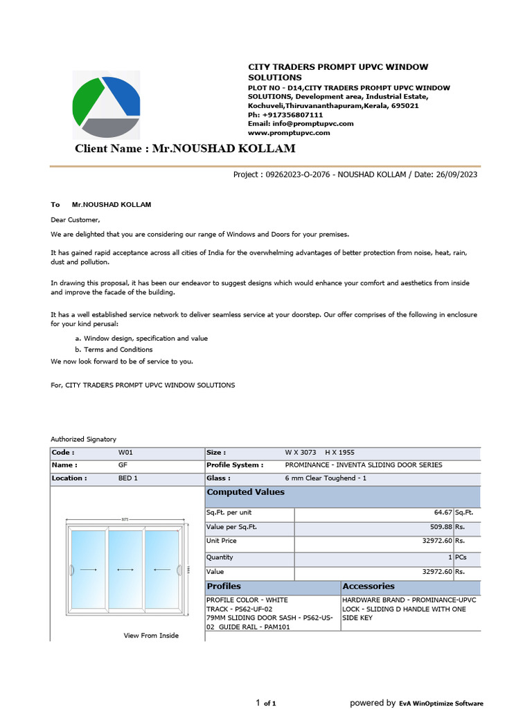 UPVC Sliding & Casement Window Profiles | PDF | Window | Personal Computers