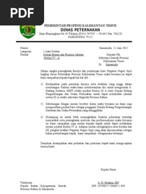 Usulan Promosi Dan Mutasi