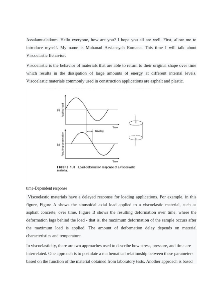 Understanding Viscoelastic Behavior | PDF | Viscoelasticity ...