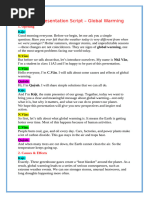 MUN GSL Speech Template and Example | PDF