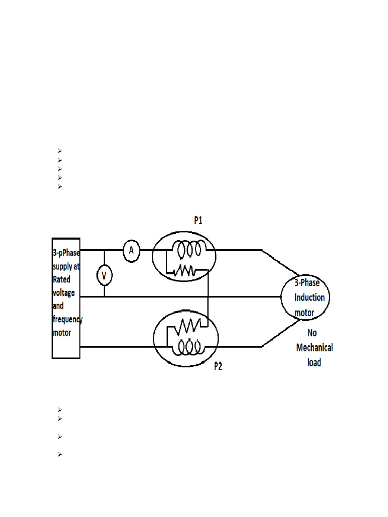 No Load Test of Three-Phase Induction Motor | PDF | Power (Physics ...