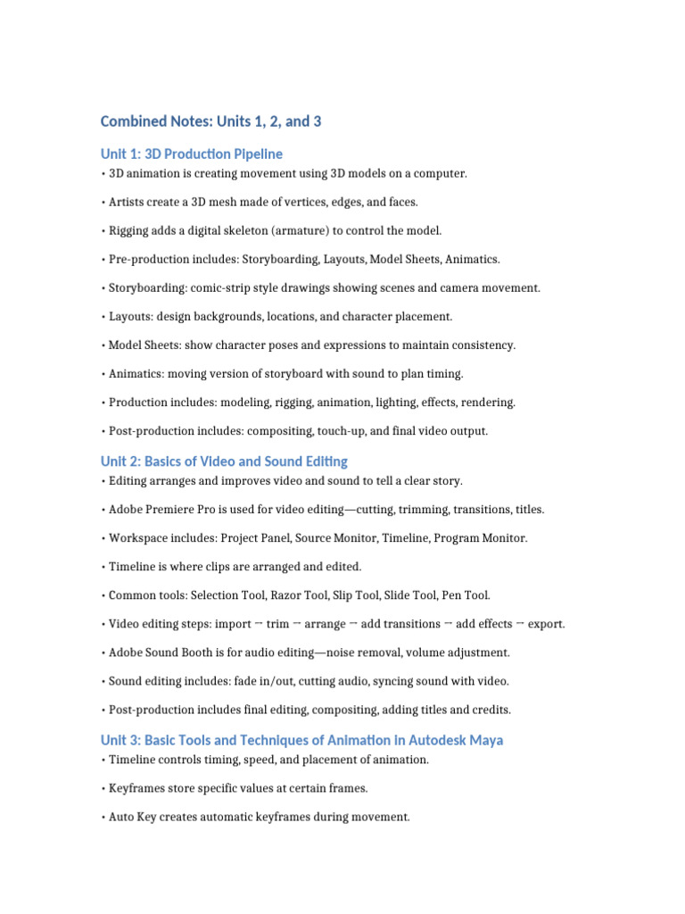Combined Units 1 2 3 | PDF