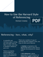 How To Use The Harvard Style of Referencing