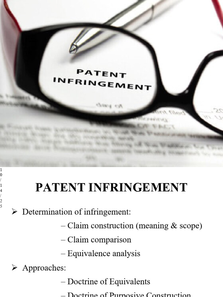 Patent Infringement Analysis Guide | PDF | Doctrine Of Equivalents ...