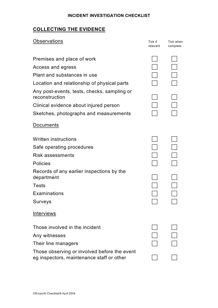 Inc in V Checklist | PDF | Self-Improvement | Science & Mathematics