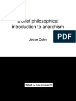 A Brief Philosophical Introduction To Anarchism by Jesse Cohn