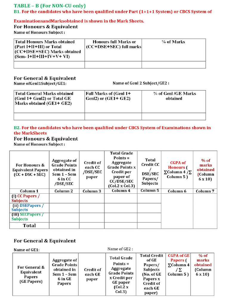 Calculation Sheet CU | PDF