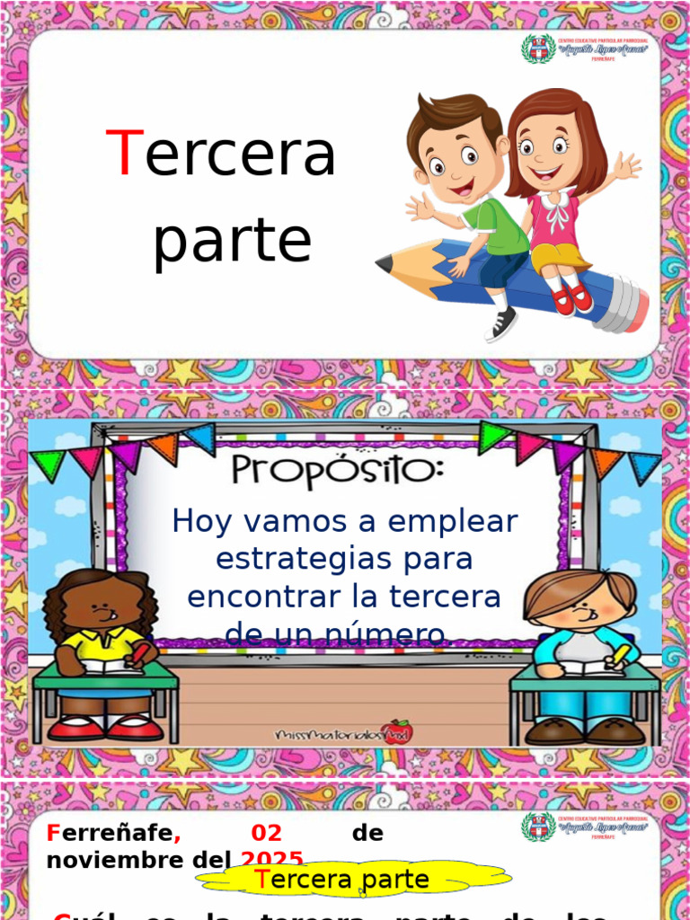 Estrategias para hallar la tercera parte | PDF