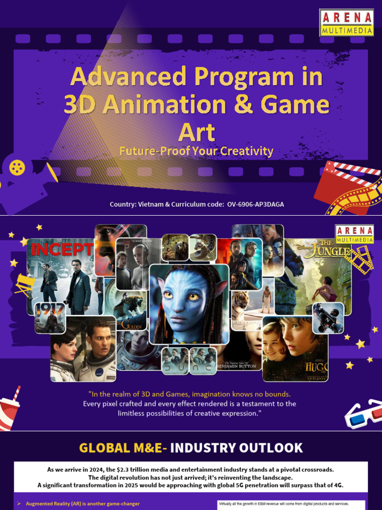 3D Animation & Game Art Program Overview | PDF | 3 D Computer Graphics ...