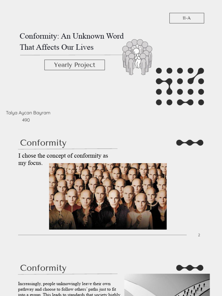 Conformity - An Unknown Word That Affects Our Lives | PDF | Conformity ...