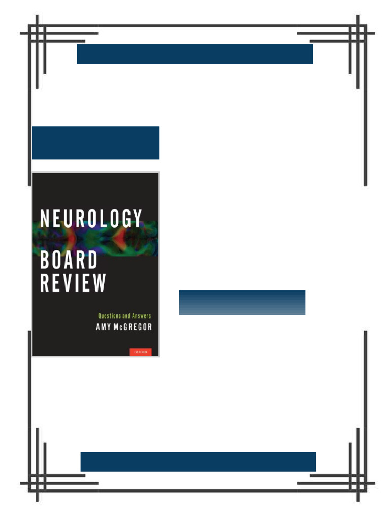 Neurology board review : questions and answers 1st Edition Mcgregor eBook expanded edition | PDF