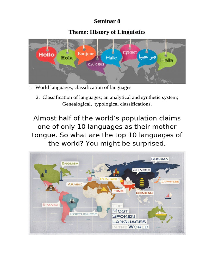 Top 10 World Languages Explained | PDF