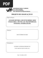 Análise Dinâmica de Dutos Rebocados Utilizando a Técnica da Transformada Integral Generalizada - Renata Reis