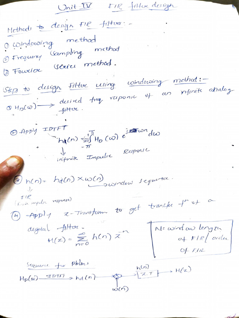 FIR Filter Design and Analysis Techniques | PDF