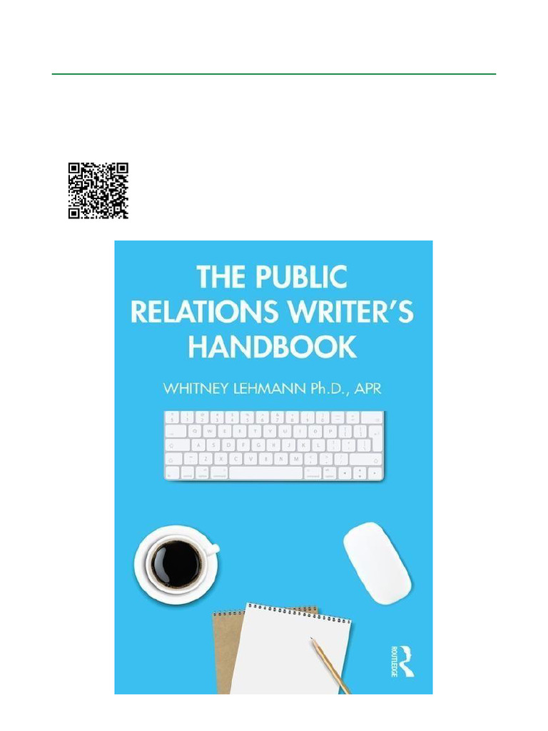 Public Relations Writer's Handbook Guide | PDF