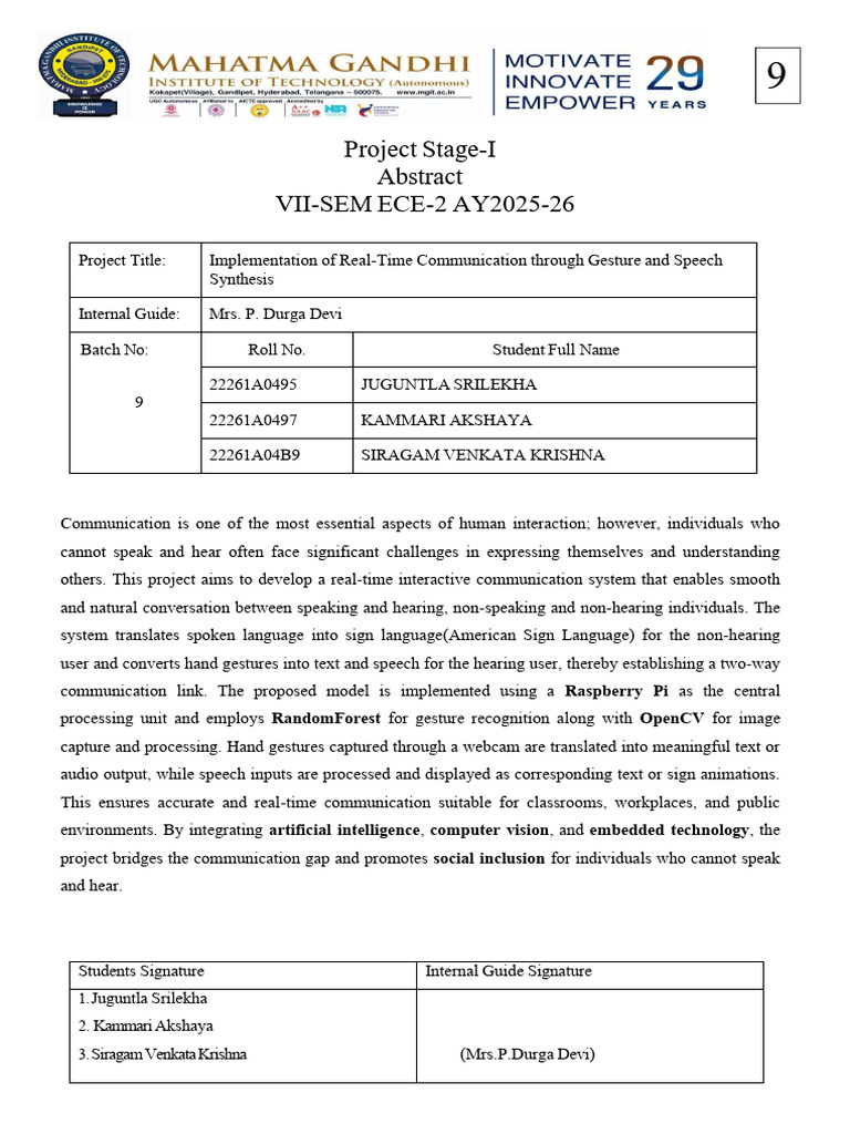 Project 1 Abs | PDF