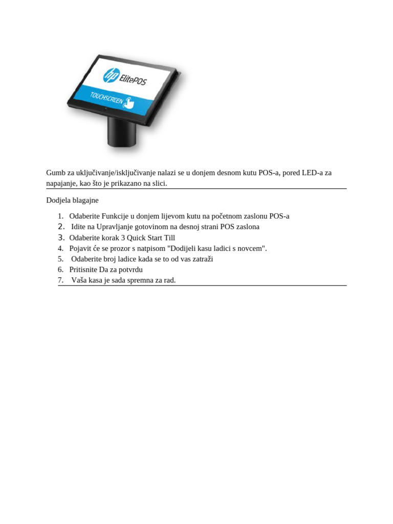 POS Guide - SR | PDF
