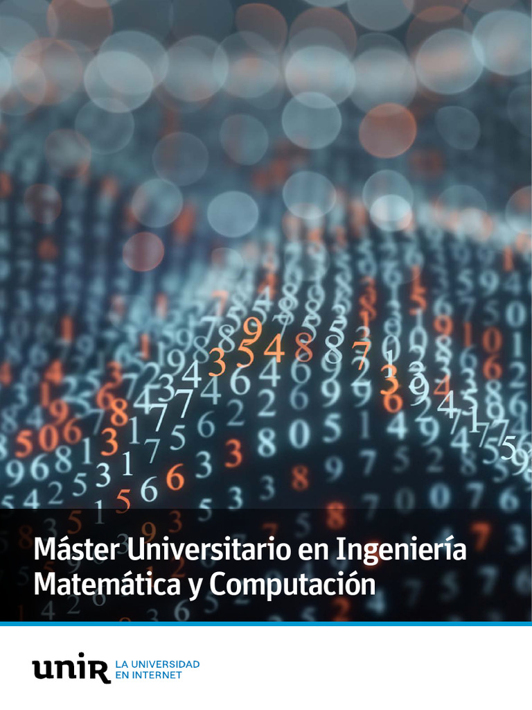 Máster en Ingeniería Matemática Online | PDF | Informática | Maestros